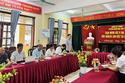 Kiểm tra công tác bảo đảm an toàn thực phẩm, phòng chống dịch bệnh và y tế trường học tại Trường Mầm non Hợp Lý