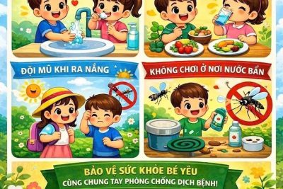 BÀI TUYÊN TRUYỀN PHÒNG CHỐNG DỊCH BỆNH TRONG TRƯỜNG MẦM NON