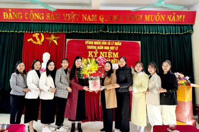 Trường mầm non Hợp Lý chào mừng kỷ niệm 43 năm ngày Nhà giáo Việt Nam 20-11